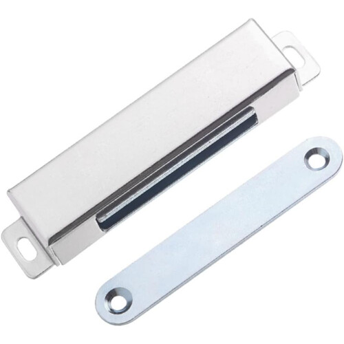 Chiusura magnetica per ante di armadi, robusta e resistente, ideale per mobili.
