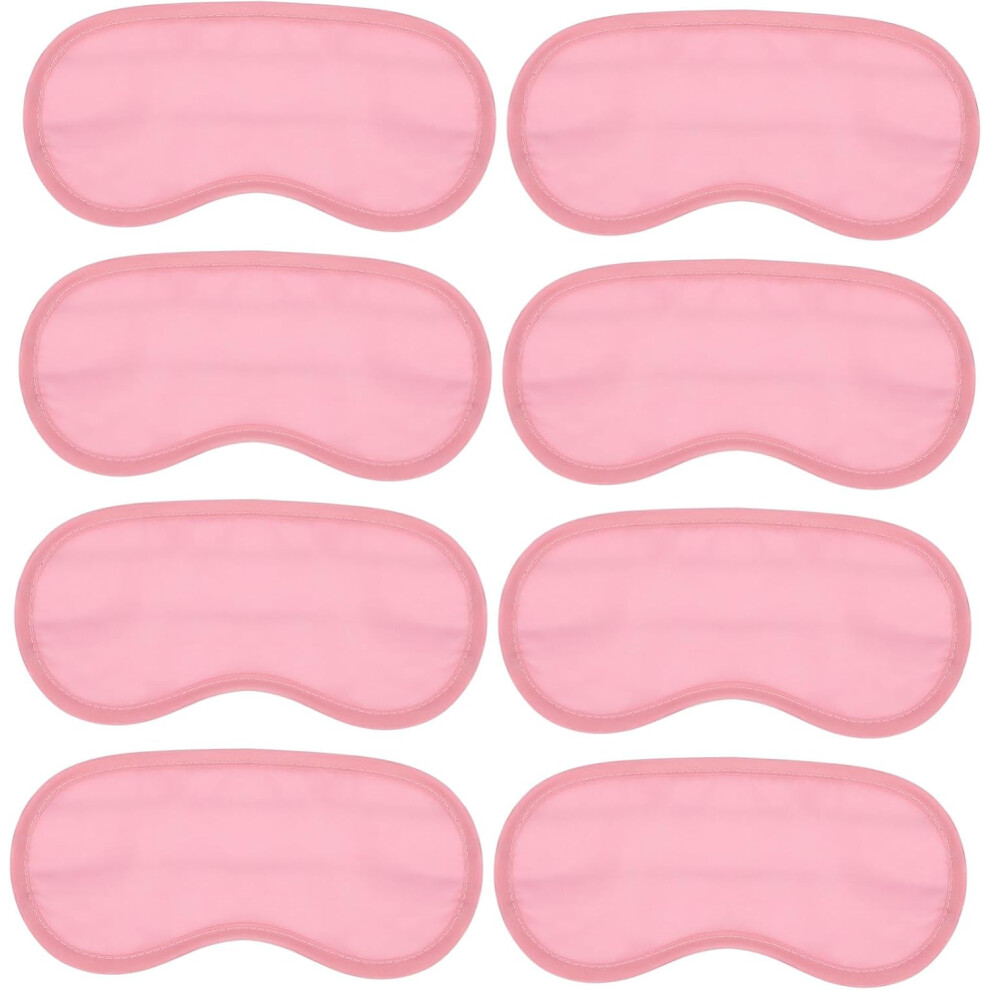 Hkhbjs 16Pcs Disposable Polyester Sleep Eye Masks Silk-Like Soft Comfortable Eye Covers For Sleeping Travel Rest