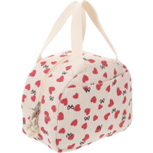 Tragbare, isolierte Lunchtasche, 6,5 l, aus Cord, auslaufsicher, Thermotasche für Arbeit und Picknick