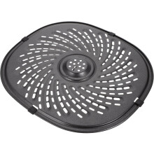 Zubehör für Heißluftfritteusen: Antihaft-Grillpfanne mit Silikonhülle, 25,3 x 23,4 cm