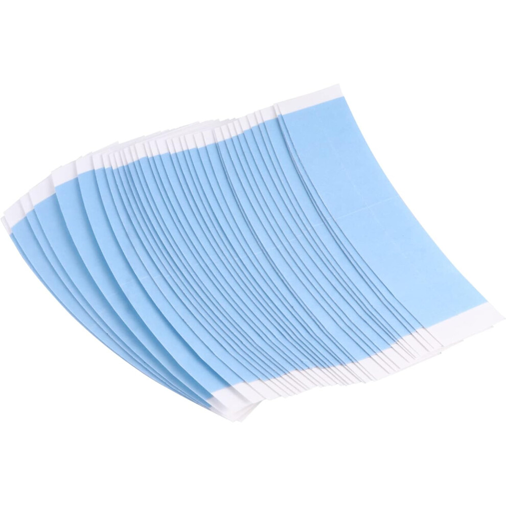 Hkhbjs Unisex Blue Double Sided Wig Tape Adhesive 36Pcs Micro-Curve Strong Hold