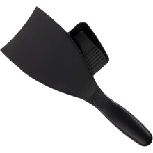 Haarfärbepaddel, Strähnchenbrett, Haarfärbewerkzeug aus schwarzem ABS-Material, einfach zu bedienen, geeignet