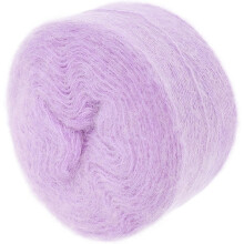 Mohair Yarn Skeins Soft Cashmere Blend Knitting Yarn for Crochet Sweaters Scarves DIY Handcraft Supplies Light Purple