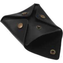 Mini porte-monnaie, petite pochette en cuir portable pour pièces, clés, écouteurs, design à bouton