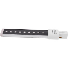 Tubo luminoso asciuga smalto gel 9W a doppia sorgente LED UV Lampadina a luce nera