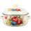 Enamel Stockpot with Lid 1.7l Double Handle Thickened Small Soup Pot 1