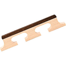 Chevalet de banjo robuste de remplacement pour banjo 4 cordes avec 3 pieds, facile à remplacer pour les amateurs de guitare.