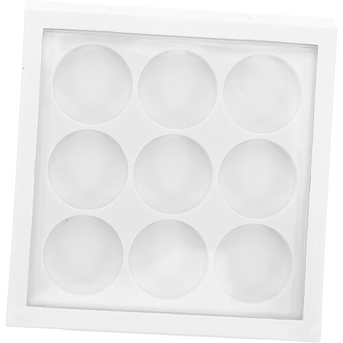 Empty Eyeshadow Palette 9-Grid DIY Makeup Pan Organizer Portable Compact Cosmetic Case