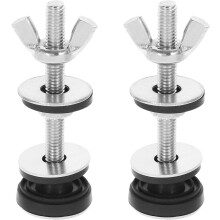 2 Stück 30 ml Gold Airless Pumpflaschen für Reisen, auslaufsichere Mini-Kunststoffbehälter für Lotionen
