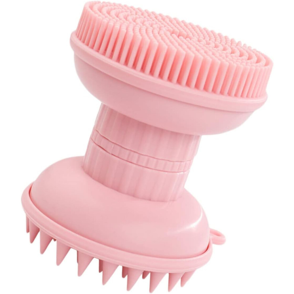 Hkhbjs 1Pc Double-Sided Silicone Cleansing Brush Manual Exfoliating Face Scrubbe