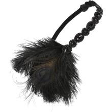 Vintage Flapper-Stirnband, Flapper-Haaraccessoires, Federmaterial, tragbar, bequem, leicht, für Erwachsene