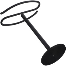 Schmuck-Handtuchständer, Handtuchhalter aus Edelstahl, stilvolles Schwarz, praktische Aufbewahrung, Badezimmeraccessoire