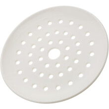 Abtropfteller aus Keramik, rund, schlichtes Design, einfach zu verwenden, zum Abtropfen von überschüssigem Wasser