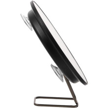 Vergrößerungs-Kosmetikspiegel, Handspiegel, 15 cm (6 Zoll), 10-fache Vergrößerung, tragbarer Spiegel mit Ständer