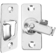 Silver Stainless Steel Door Bolt Latch Resistant to Fading Sturdy Security Lock