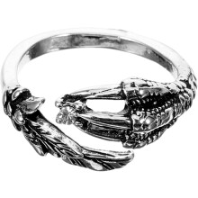 Verstellbarer offener Fingerring mit Drachenklauenmotiv im Vintage-Punk-Stil – kreativer Schmuck für Damen und Herren, leichtes Design