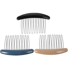 Elegante Braut-Haarspange mit orangefarbenem Netzstoff – stilvolles Haaraccessoire für Hochzeiten, Partys und Bankette – Damen