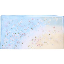 Japanisches Baumwolltaschentuch mit Blumenmuster, waschbar und wiederverwendbar, Damenaccessoire