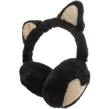Tapas de ouvido de gato de peluche Mantendo quente para meninos e meninas Tampa de ouvido de inverno ao ar livre mais quente