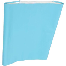 Funda protectora antideslizante e impermeable para reposapiés de sillón dental, color azul cielo.