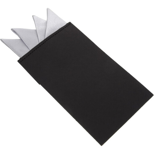 Fazzoletto da taschino da uomo per abito, argento, elegante, classico, per affari e matrimoni.