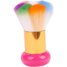 Nail Cleaning Brush with Plastic Handle for Easy Application and Dust Removal