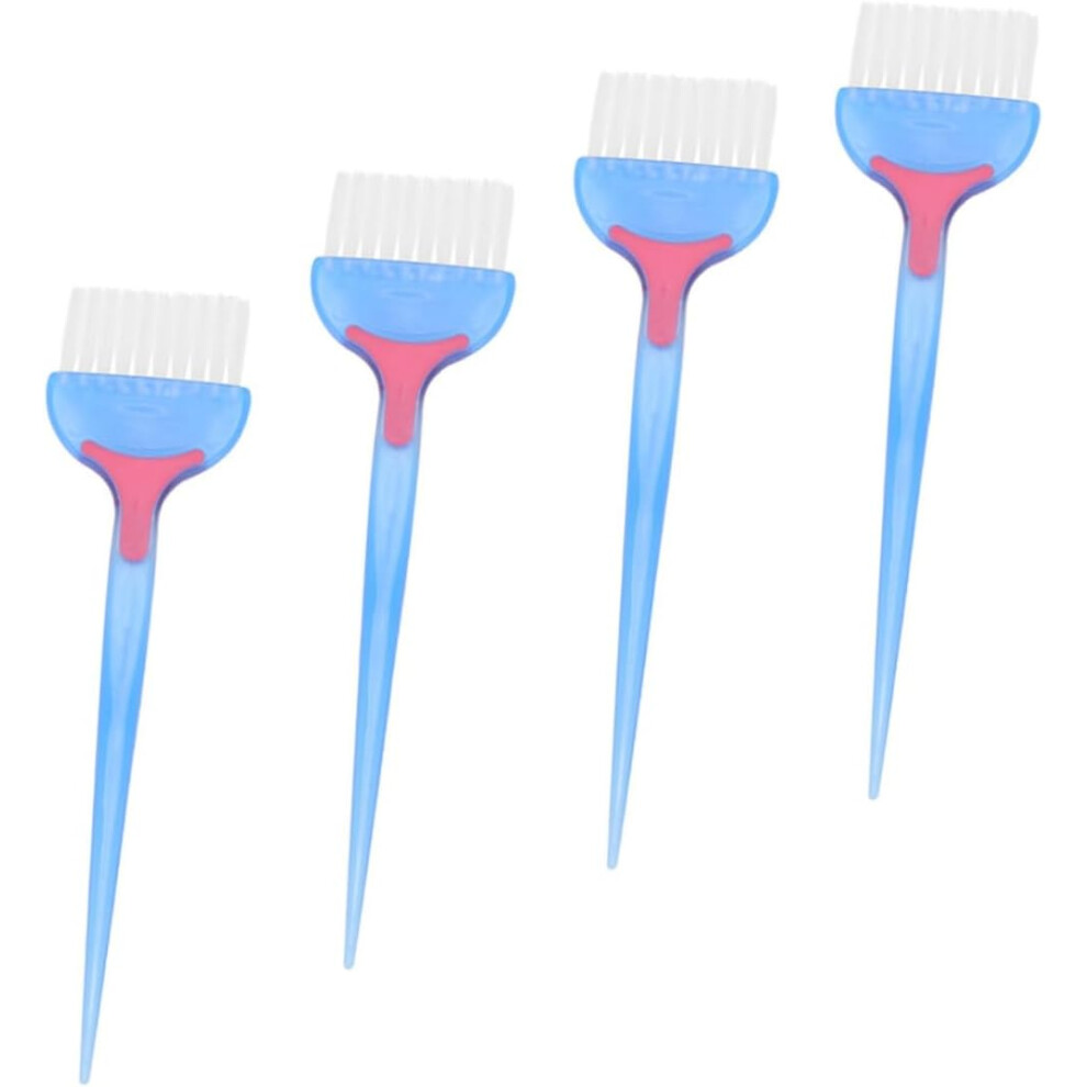 Hkhbjs 4Pcs Soft Bristle Hair Dyeing Brush And Hair Coloring Comb Set For Barbershop And Treatment