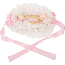 Lolita Straw Hat Victorian Tea Party Wide Brim Floppy Sun Hat Lace Floral Ribbon