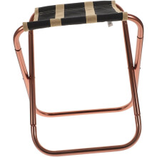 Tragbarer, faltbarer Campinghocker aus Aluminiumlegierung, kleiner Klappsitz für Outdoor-Aktivitäten wie Angeln, Wandern und Grillen