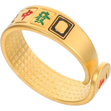 Dreizehn Waisen Mahjong-Ring Glücksring Reichtumsring für Frauen für Mahjong-Liebhaberinnen