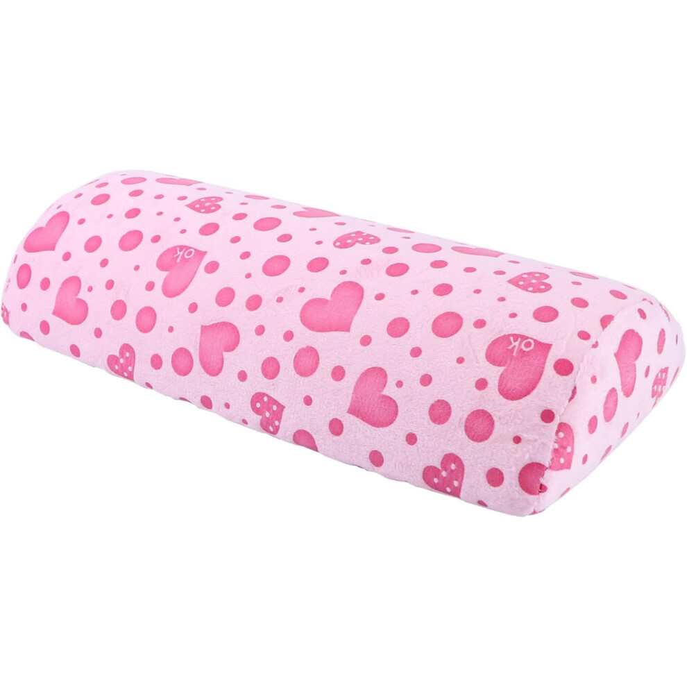 Hkhbjs Pink/Coral Fleece Manicure Pillow Hand Rest For Nail Salon Practical Design