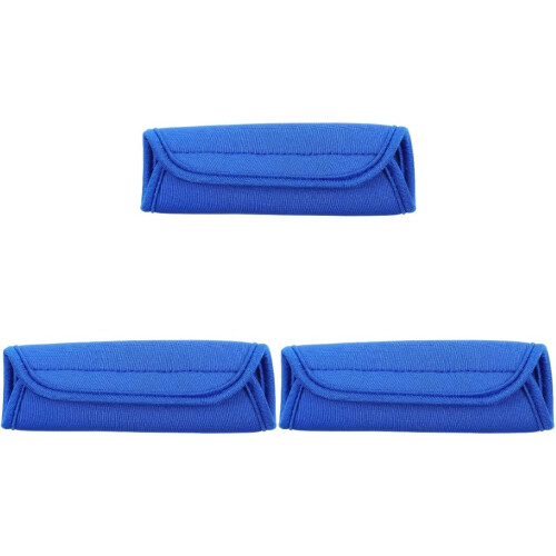 3pcs Luggage Handle Wrap Neoprene Suitcase Grip Cover for Comfortable Practical Handle Protector