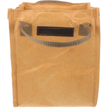 Tragbare Thermotasche/Bento-Tasche, großes Fassungsvermögen, Kraftpapier/Polyester, hält Lebensmittel frisch, leicht zu reinigen, leicht