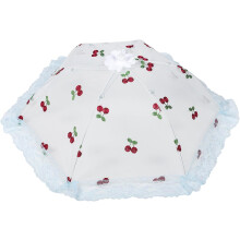 1pcs tampa alimentar malha pano dobrável resistente ao desgaste tela elegante rede reutilizável tampa alimentar