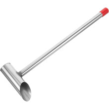 Marshmallow-Zuckerlöffel aus Edelstahl, für Rechtshänder, robuster Metall-Zuckerlöffel