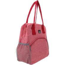 Tragbare Bento-Tasche, wärmeisolierend, mit lebensmittelechtem, isolierendem Innenfutter und Vordertasche