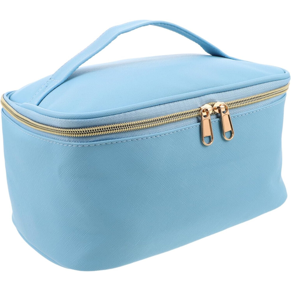 Hkhbjs Large Capacity Travel Makeup Bag Cosmetic Organizer With Multi-Compartments Portable Toiletry Case