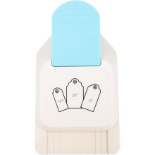 Máquina de gravação de perfurador de forma de etiqueta para suprimentos de scrapbooking 3.8Cm a largura da etiqueta de 6.4Cm