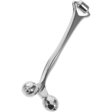Bâtonnet de massage facial de beauté à double embout, rouleau métallique conçu pour sculpter et lifter le visage