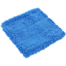 Mikrofaser-Staubmopp-Ersatzpads, Korallenfarbener Moppkopf, Fester Halt, Nimmt Schmutz auf, Blaue Wischpad-Ersatzpads