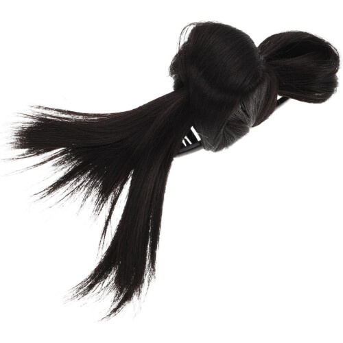 Koreanischer Stil, tiefsitzender Dutt, synthetischer Clip-in-Dutt
