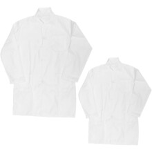 2pcs Meninos e Meninas Casaco de Laboratório Menino Menina Doctor Costume Ciencia Costume Cientistas Vestido Lavável Decorativo