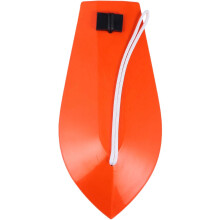 Meeresangeln Tauchbrett Schleppangelzubehör 150 mm Orange-Weißes Planerbrett Köderangelwerkzeug für Boote