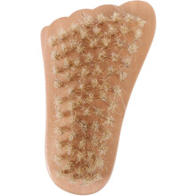 Wooden Pig Bristle Nail Brush for Cleaning Manicure Tool Wood Handle for Removing Nail Dust and Grooming