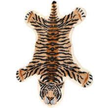 Bodenkissen mit Tigermuster, rutschfester, leichter Teppich für Jungen und Wohnzimmer