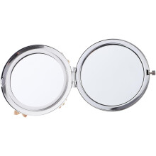 Mini-Schminkspiegel aus hochauflösendem Glas, faltbar, Gänseblümchenform, ideal für Reisen und den täglichen Gebrauch