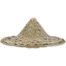 Angelhut aus Bambusgewebe, 38 cm Durchmesser, regenfeste Bauernmütze, leichter, atmungsaktiver Sonnenschutzhut für den Außenbereich