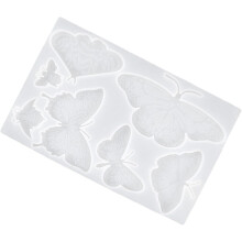 Mucegai DIY din silicon cu fluturi pentru artă de perete și pandantiv, fabricare de mucegai artizanal pentru decorațiuni cu fluturi