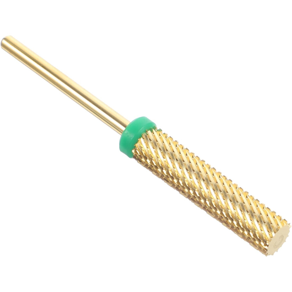 Hkhbjs Nail Drill Bits For Acrylic Nails Carbide Polishing Bit 24Mm Long Cylinder Manicure Cuticle Grinding Head Fast Removal Tool