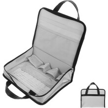 Feuerfeste, tragbare Business-Aktentasche mit Laptopfach, graue, feuerfeste Dokumententasche fürs Büro